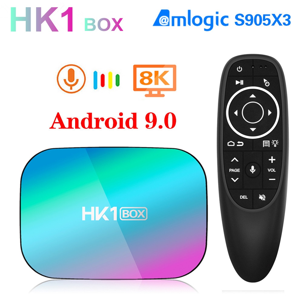 HK1 ڽ, ȵ̵ 9.0, Amlogic S905X3, 4GB, 64GB, H..